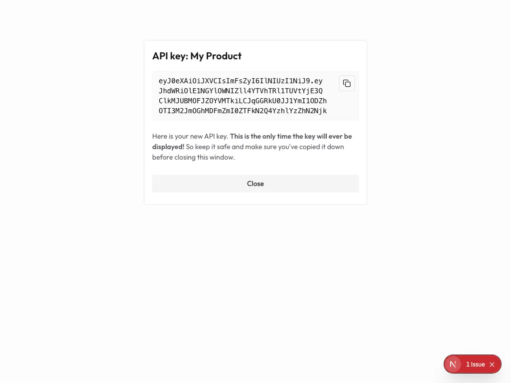 Setting Copy Api Key 02